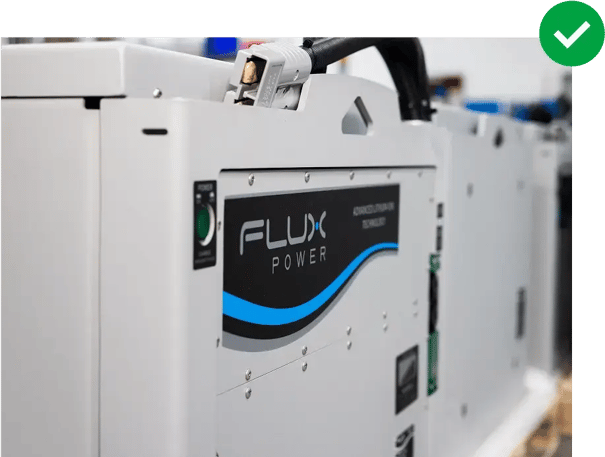 Flux Power Batteries on display
