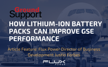 Ground Support Worldwide - How Lithium-ion Battery Packs  can Improve GSE Performance Resources Page