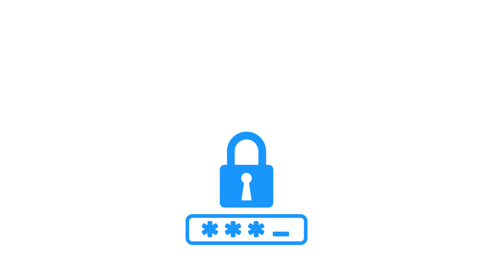Password Protected Symbol (Web Asset)