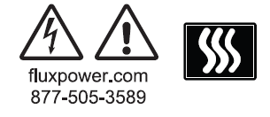 Data plate hazard symbols