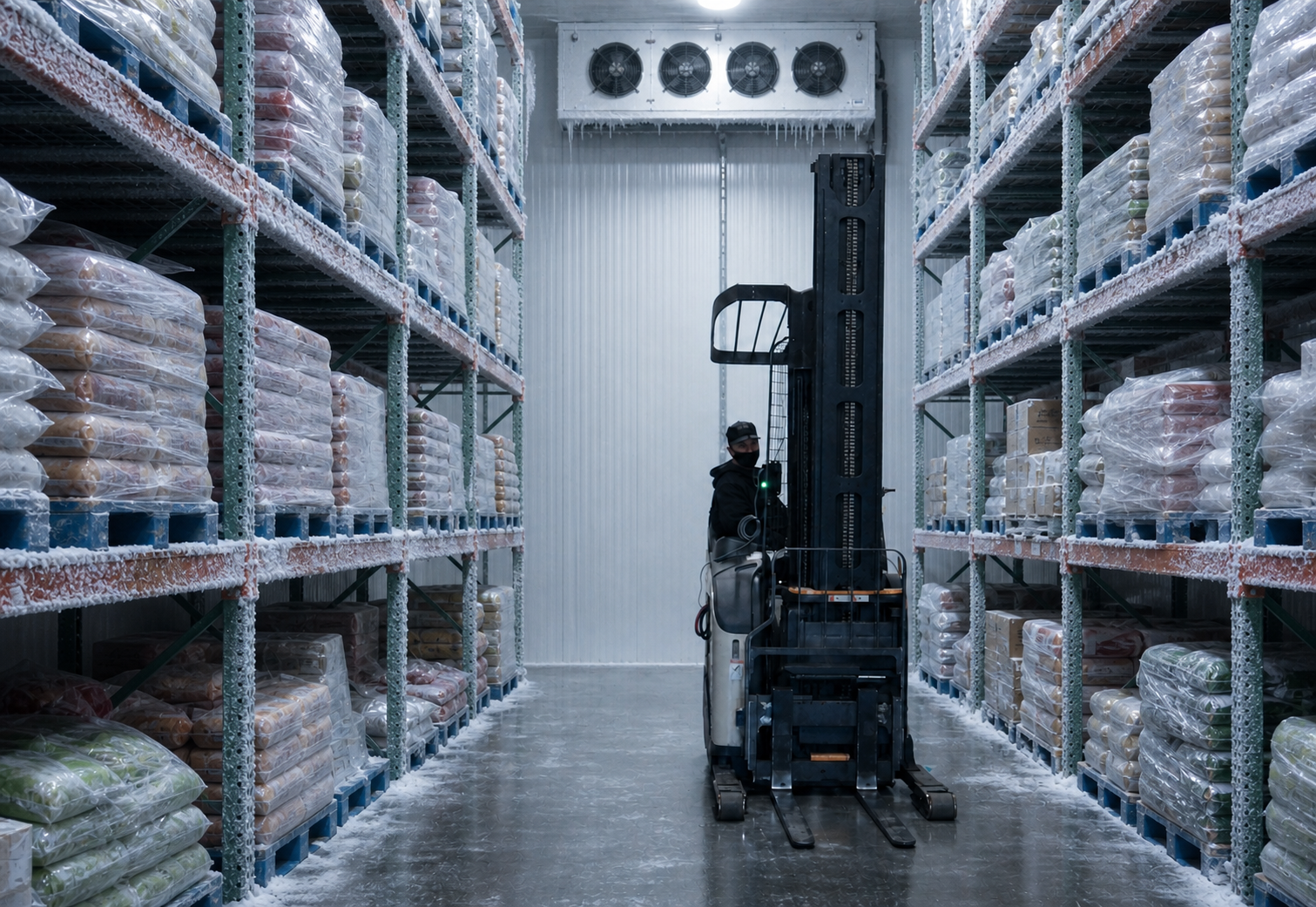 Food Cold Storage Facility Interior